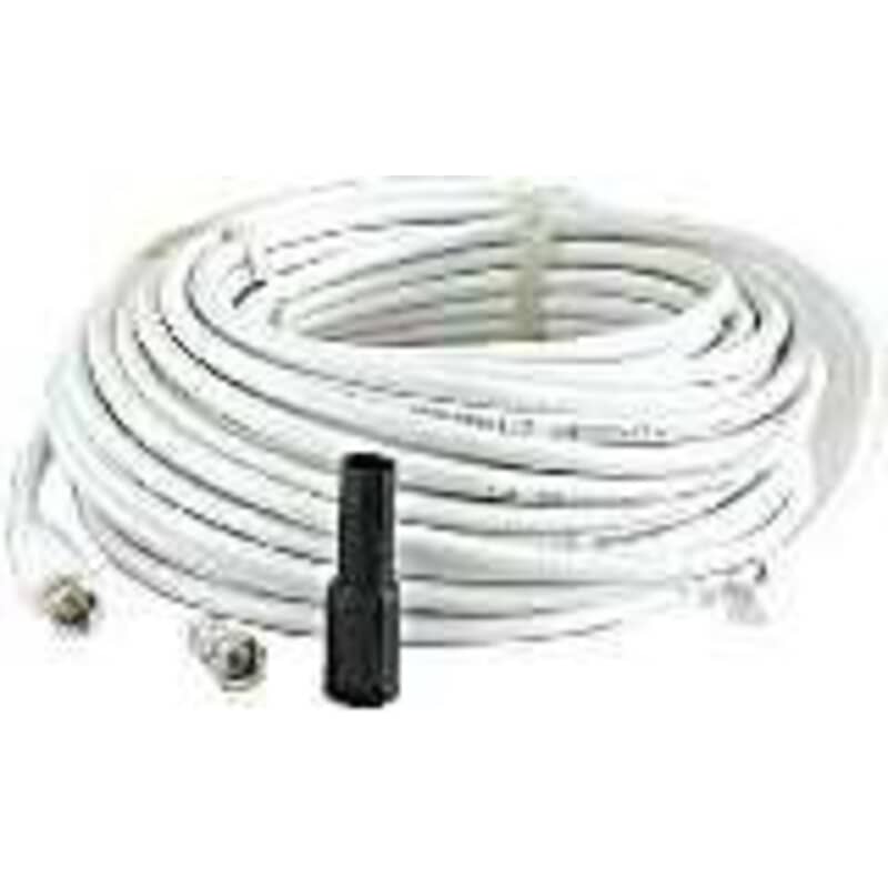 Quickfit Cable 20 m.Quickfit coax antenna cable 20.0 meters. Suitable for satellite dish and antenna. Partially pre-assembled. F-connector pre-mounted at one end. F-connector and the rubber cap to the opposite end included. Easy when you need to route the antenna cable through the wall.N.A. Quickfit Cable 20 m.Quickfit coax antenna cable 20.0 meters. Suitable for satellite dish and antenna. Partially pre-assembled. F-connector pre-mounted at one end. F-connector and the rubber cap to the opposite end included. Easy when you need to route the antenna cable through the wall.N.A.