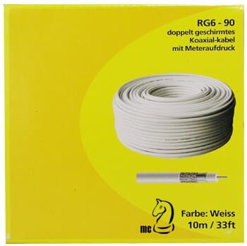 Antennekabel - til antenne og parabol installation.