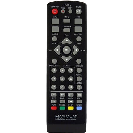 RCU Remote control Maximum XO25 S2000 600