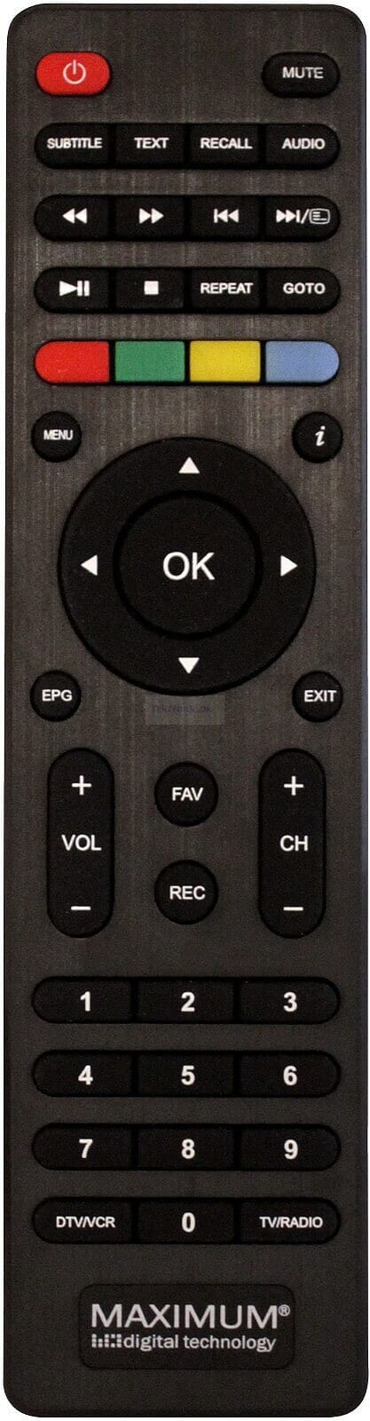 Fjernbetjening til Maximum XO-30