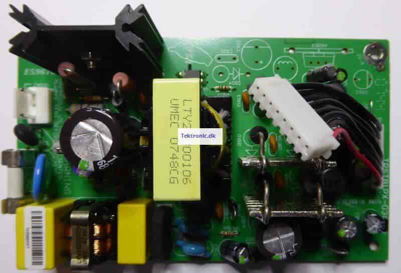 Dreambox DM5620 Strømforsyning. Komplet strømforsyningsprint.