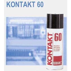 KONTAKT 60 - the legendary contact cleaner.Removes corrosion on all electrical contacts.