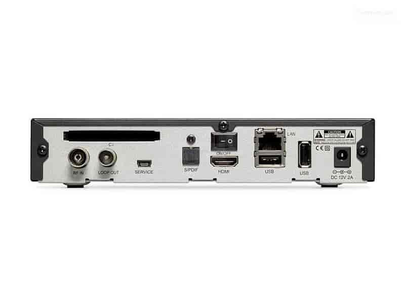 Dreambox DM525 DCB-C DVB-T2 - kompakt, lynhurtig HDTV digitalmodtager til Kabel TV og DVB-T2 antenne TV