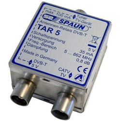 Spaun TAR 5 - switch active input DVB-T or DVB-C control 0 / 5 Volt