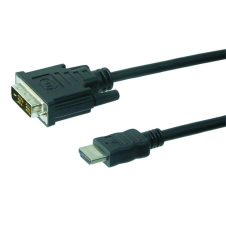 Originalt Dreambox DVI-HDMI kabel. God afskærming og påsvejste stik. Længde 1.8 meter.