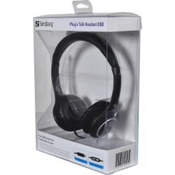 Headset with USB connector