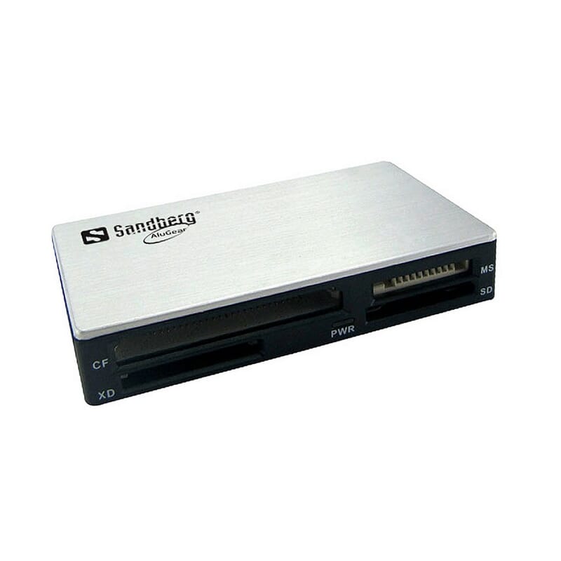 Lynhurtig ekstern kortlæser USB 3.0. Læser SD/SDHC/XD/MS/CF/MMC/T-Flash/Micro SD/M2 memorycards
