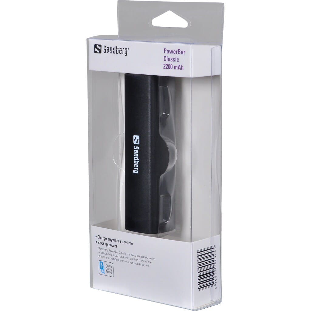Powerbank - PowerBar Classic 2200 mAh - Sandberg 