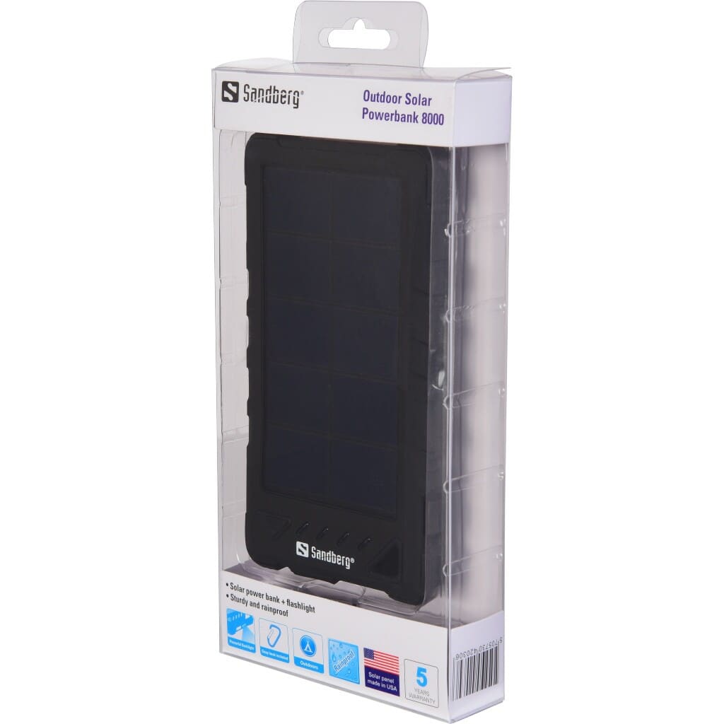 Outdoor solar Powerbank 8000
