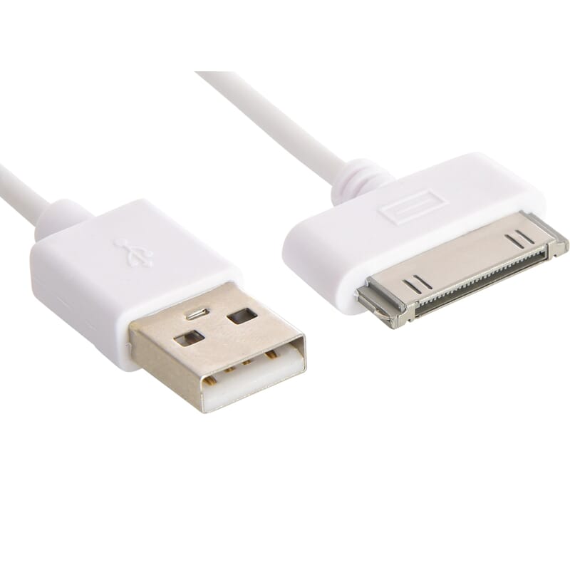 Sandberg USB 30pin Sync/Charge 1m White