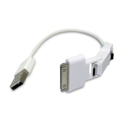 3in1 USB Sync & Charge CableSandbergOpladere og kabler Med Sandberg 3in1 Sync and Charge Cable kan du synkronisere med PC’en og få ladet batteriet op fra PC eller en lader med USB udgang.