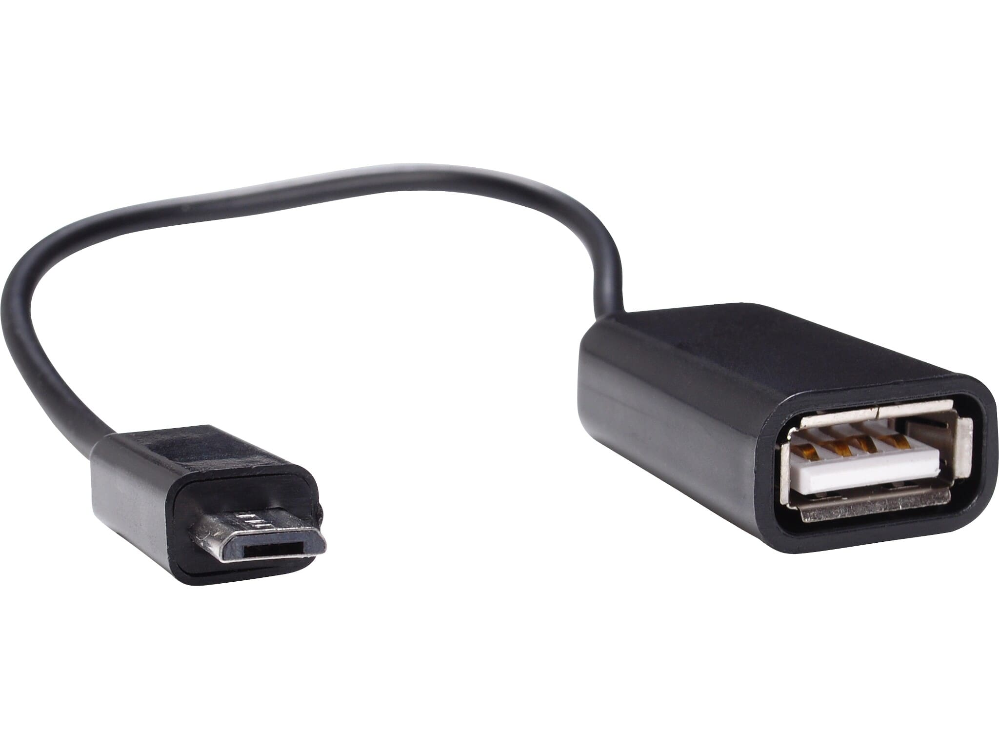 OTG adapter Micro-USB han til USB-A hun - til telefon og tablet - SandbergSandbergOpladere og kabler Tilslut USB udstyr direkte til Micro USB stikket på din smartphone eller tablet.