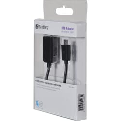 Sandberg OTG Adapter MicroUSB M - USB FConnect USB devices directly to the Micro USB connector of your smartphone or tablet.Sandberg