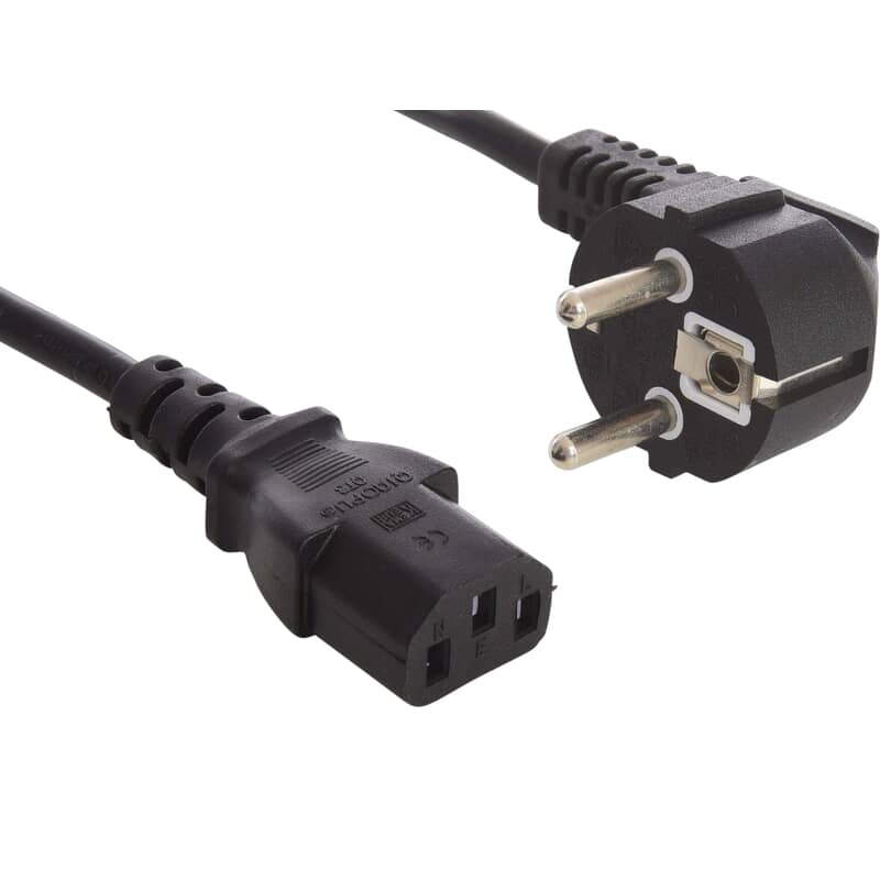 230 Volts strømkabel til bl.a. computere. 230 Volts strømkabel til bl.a. computere.