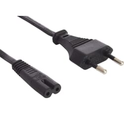 Sandberg 230V Cable EURO 2 pins 1.8 mPower cable with 230V EURO plug. Suitable for many different devices, e.g. power supplies for laptops, household appliances, shavers, etc.Sandberg