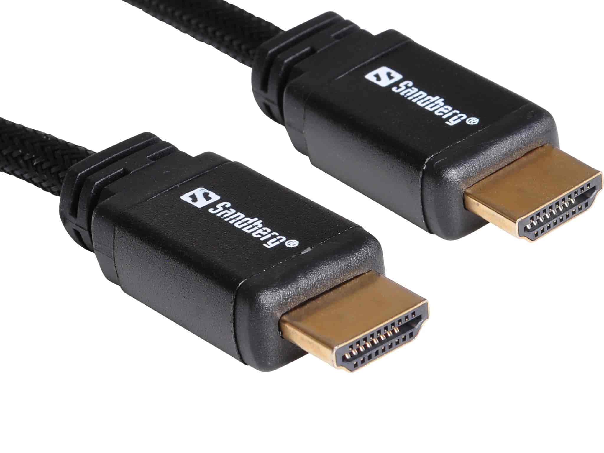 Sandberg HDMI 2.0 19M-19M, 2mWith HDMI you can transfer razor-sharp digital quality sound and images. You can use this cable to connect HDMI devices like your Blu-Ray player or games console to your TV with an HDMI connector.Sandberg
