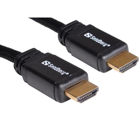 Sandberg HDMI 2.0 19M-19M, 3mWith HDMI you can transfer razor-sharp digital quality sound and images. You can use this cable to connect HDMI devices like your Blu-Ray player or games console to your TV with an HDMI connector.Sandberg