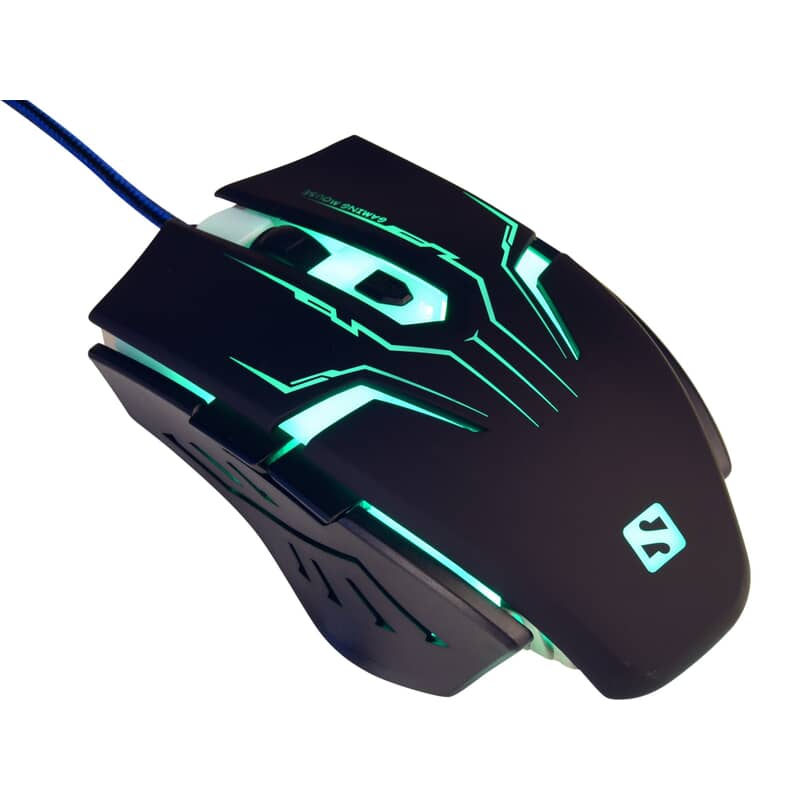 Eliminator mouse - tung 2400 DPI præcisionsmus, 6 knaps uSB mus med 7 x multicolor LED. Fræk, hurtig og præcis mus til gameren. Eliminator mouse - tung 2400 DPI præcisionsmus, 6 knaps uSB mus med 7 x multicolor LED. Fræk, hurtig og præcis mus til gameren.