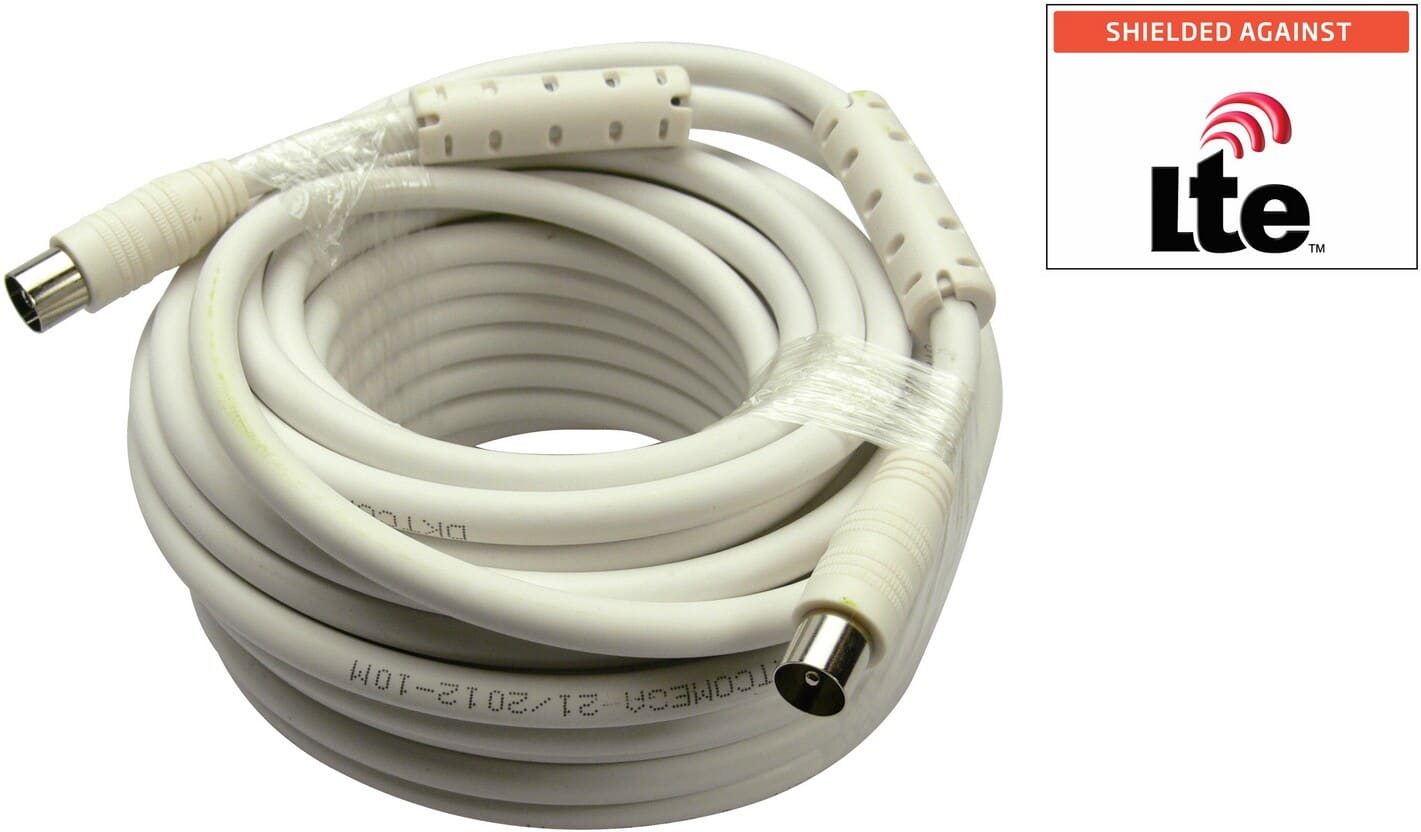 Sandberg Aerial cable LTE protected 10mAerial cable for use with ordinary aerial devices, generally radios or TVs. The cable is made from high-quality materials, ensuring optimal signal quality without noise and interference, specially optimised to produce a razor-sharp picture on your flat screen TV.Sandberg