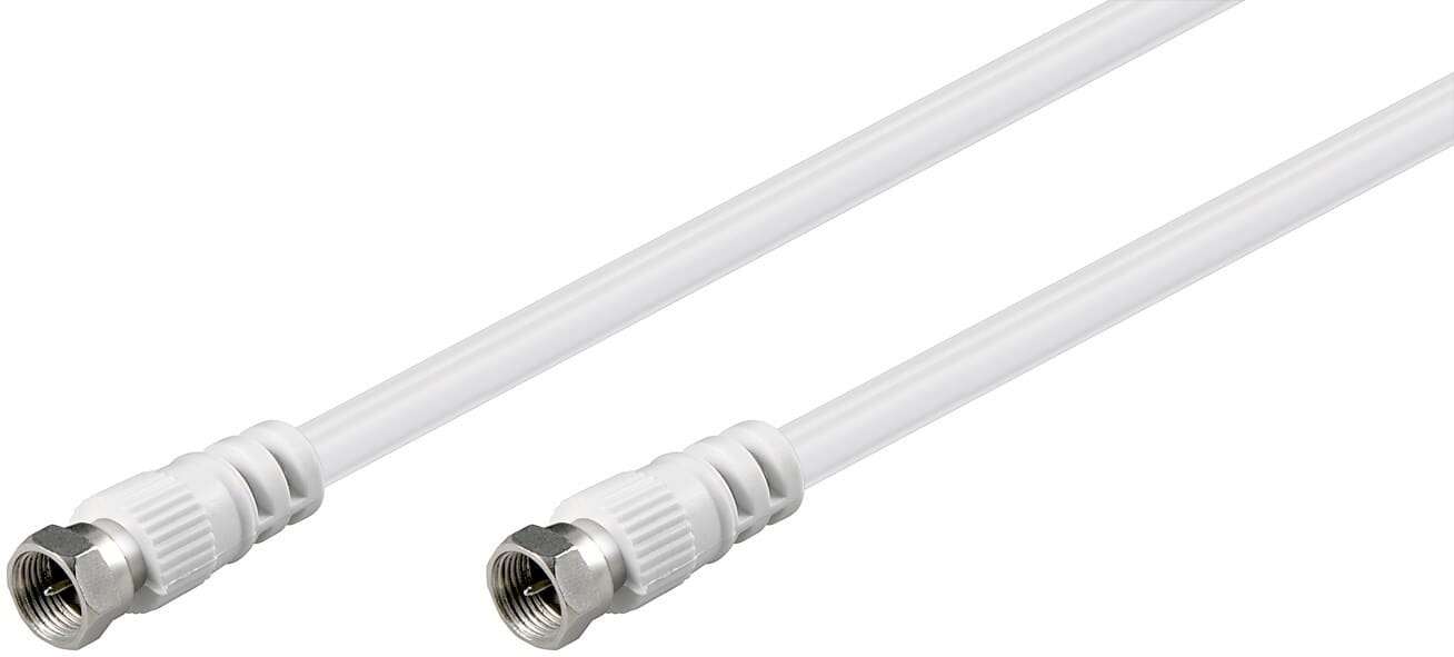 Fully assembled F-F cable. High Quality.F cable is used as an antenna cable for, among other roof antenna, satellite dish and ca