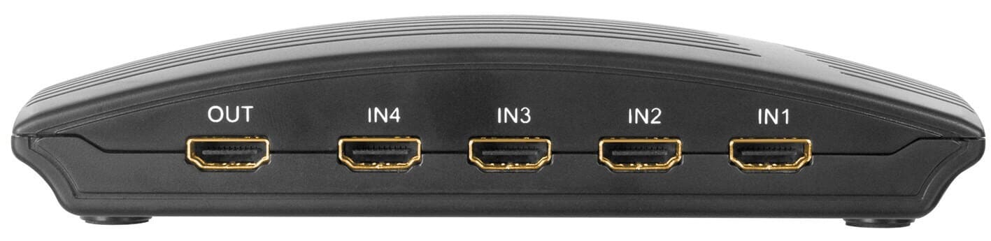 Manual HDMI™ Switch Box 2-1. Connect 2 devices to 1 TV set via HDMI switch.