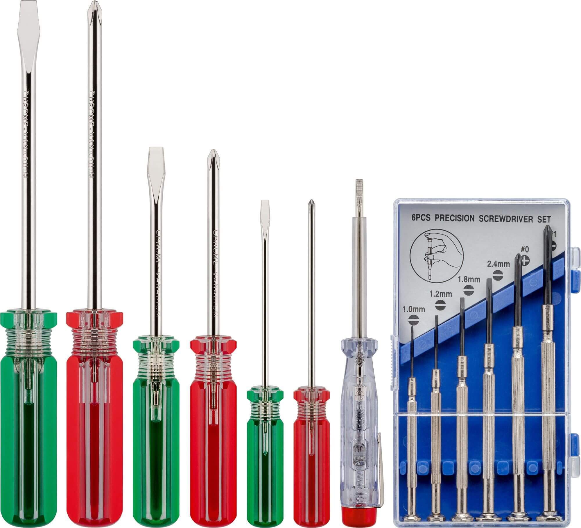 Elektro værktøjssæt 20 dele. Loddekolbe,loddetin,skruetrækkere, tænger og meget mere - i praktisk etui.