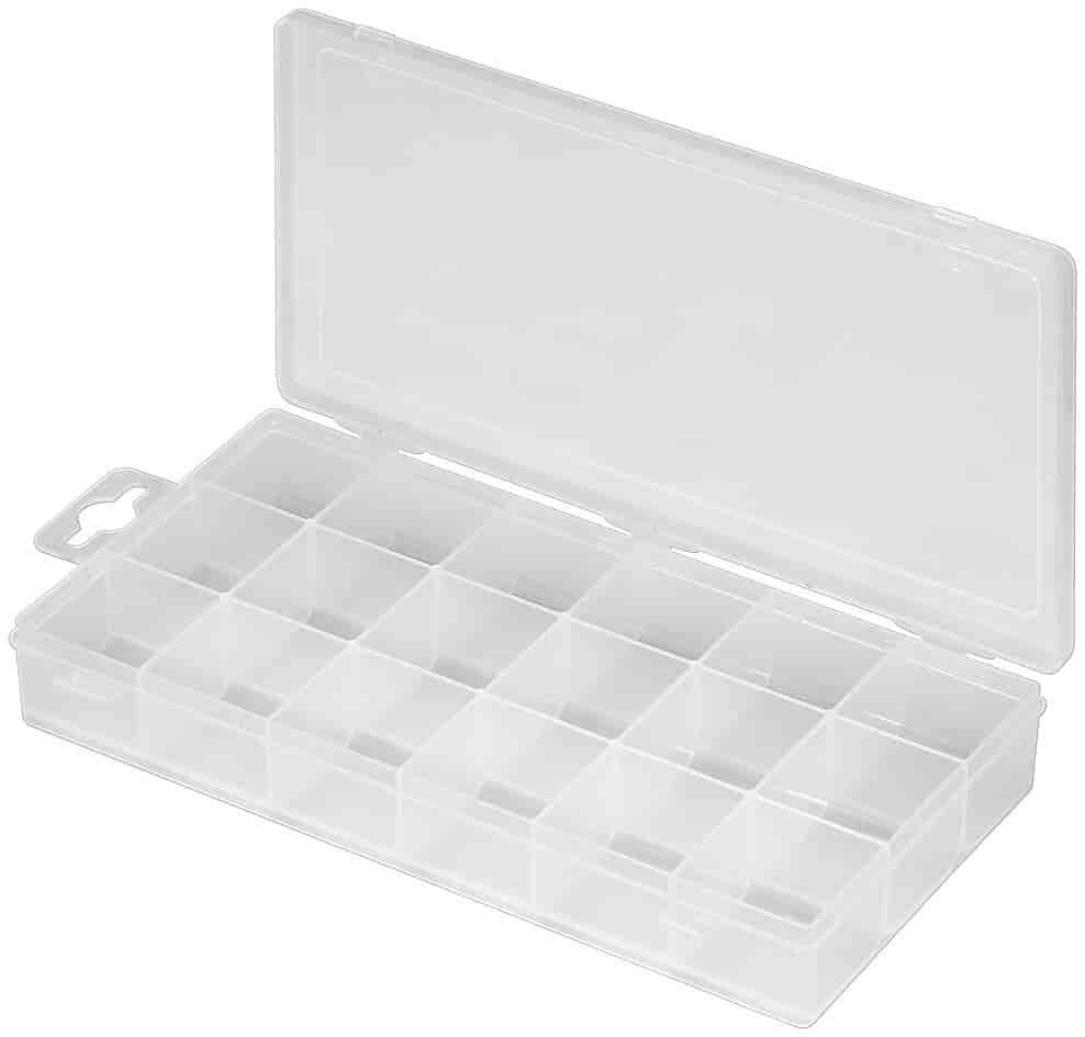 Storagebox with 18 compartments, plastic