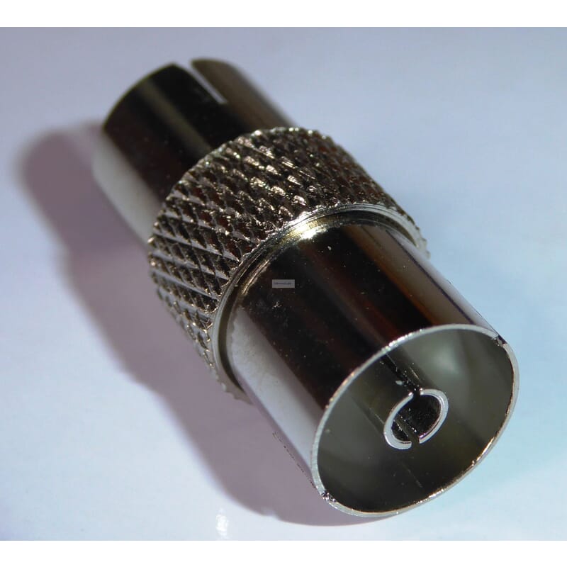 Antennacable - adapter for joining antennacables Cox femeale - Coax female.