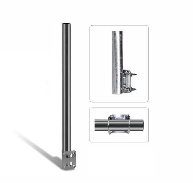 400 mm. balkonbeslag til montering på balon/altan gelænder. Nem, sikker og hurtig løsning.