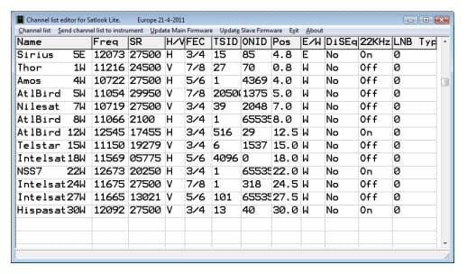 Satlook lite accu - Advanced satellite finder.