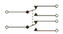 Toggle switch 2x ON-ON mini DPDT
