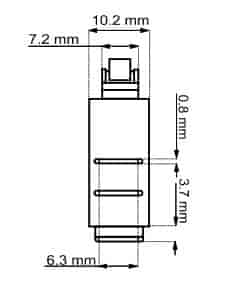 Microswitch toogle switch long roller lever 5A/250V