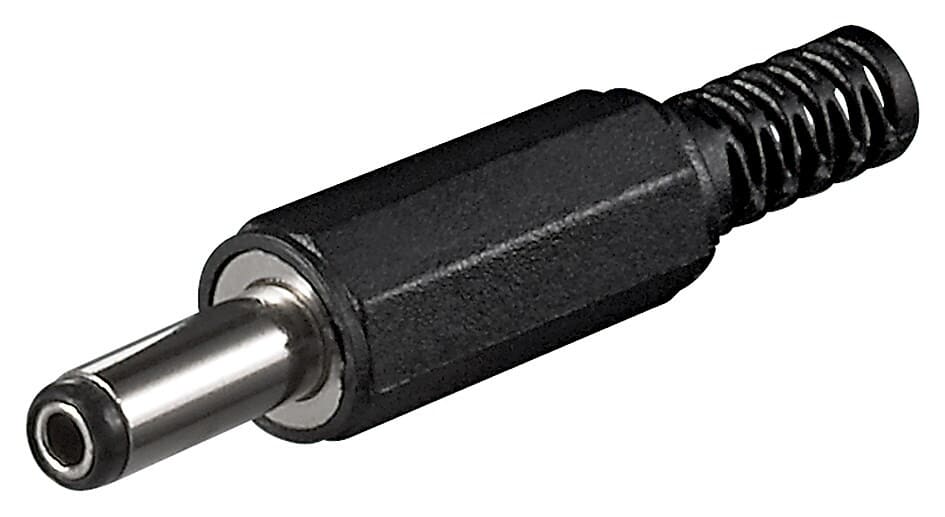 DC plug Ø2,1/Ø5.0 with cable protector