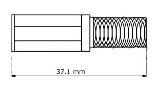 DC jack - female DC connector Ø2.1 mm. / Ø 5.9 mm.
