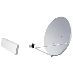 SelfSat H10D2 - Twin - flad "parabolantenne" til modtagelse af satellitsignaler fra én position. 2 udgange.