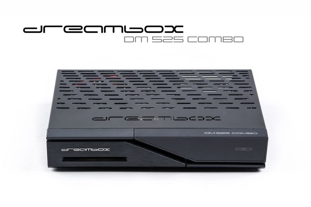 Dreambox HDTV DM525 Combo Parabol, kabel og antenne TV - 1xDVB-S2+1xDVB-C/T2 tuner