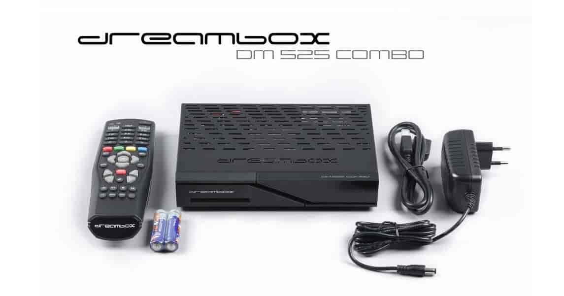 Dreambox HDTV DM525 Combo Parabol, kabel og antenne TV - 1xDVB-S2+1xDVB-C/T2 tuner