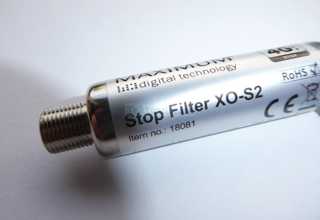 Stop filter 4G LTE for antenna
