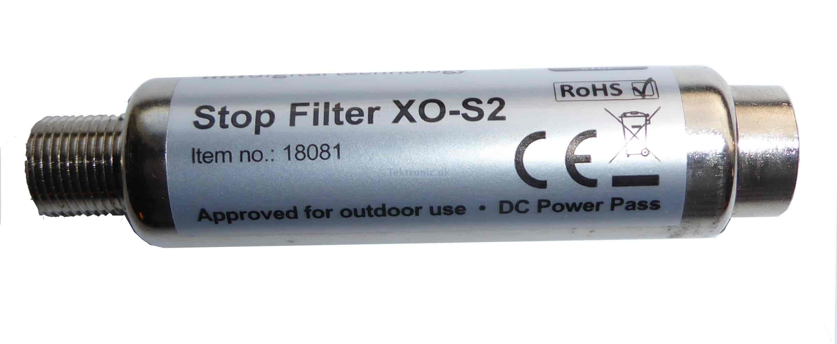 Stop filter 4G LTE for antenna