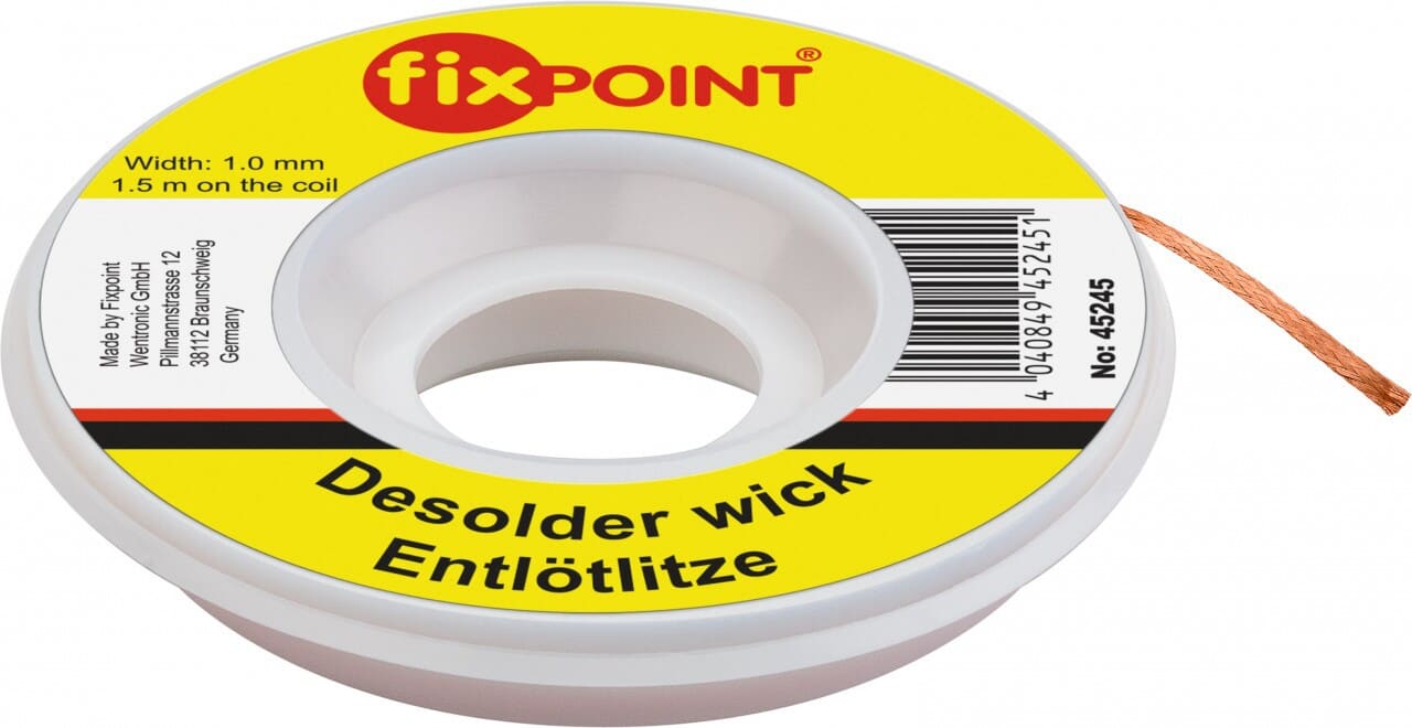 Desolder wick 1.0 mm x 1.5 m.