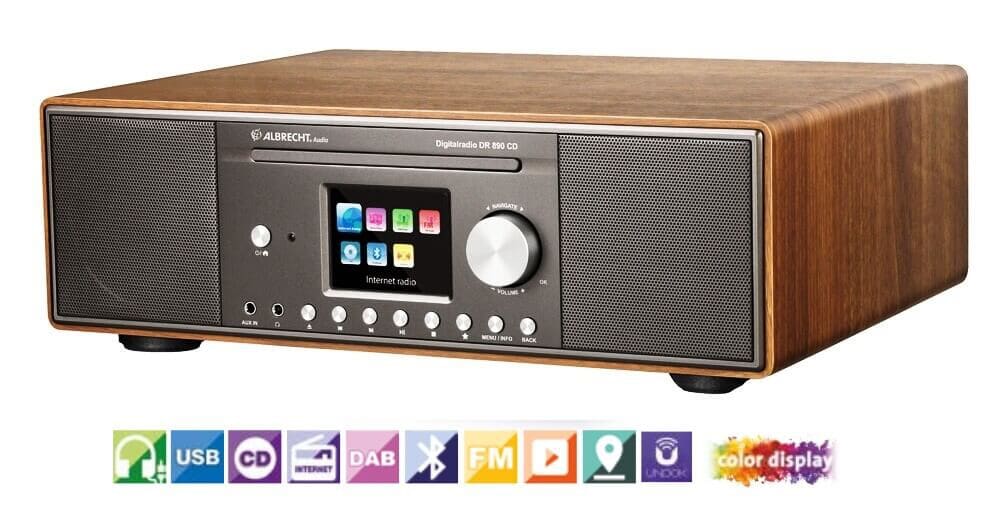DAB+ radioanlæg i overklassen - med mulighed for ekstern antenne.