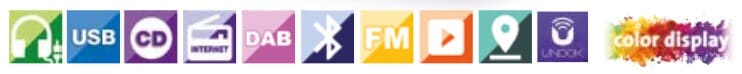 DAB+ radioanlæg i overklassen - med mulighed for ekstern antenne.