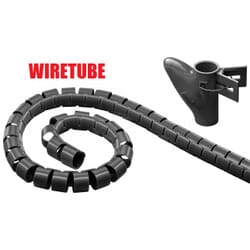 WireTube - 2.5 m robust spiral wire management system, BlackWireTube - 2.5 m robust spiral wire management system, Black. Easy management system for wires.goobay
