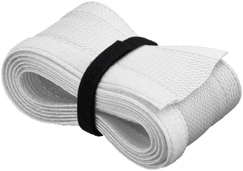 Kabelstrømpe med velcro lukning, grå.