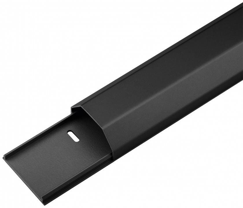 Kabelbakke aluminium 50 mm. 1.1 meter sort