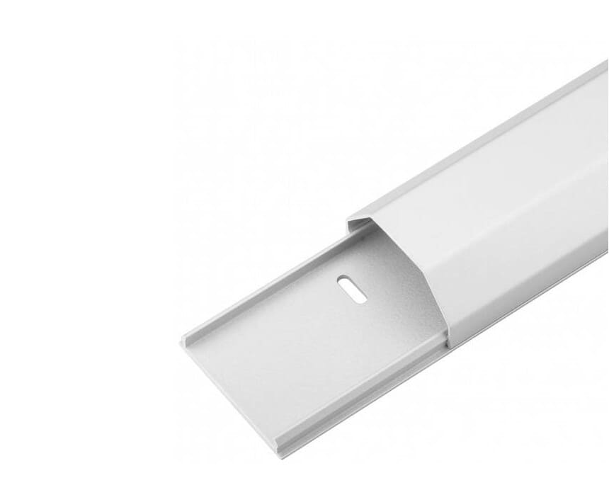 Cable tray aluminum, white 1100 mm. - 50 mm.