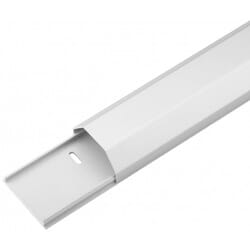 Kabelbakke aluminium 50 mm. 1.1 meter hvid