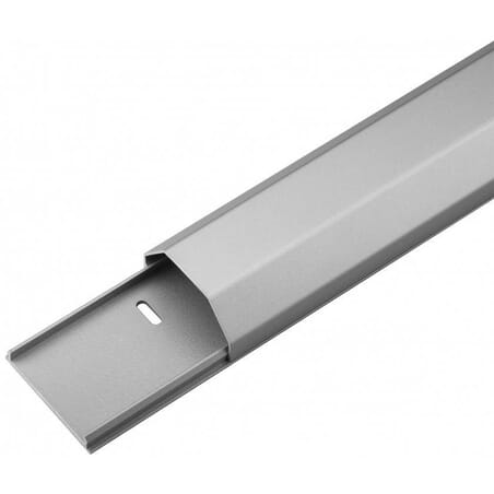 Kabelbakke aluminium 50 mm. 1.1 meter, silver color