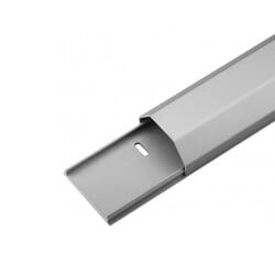 Kabelbakke aluminium 50 mm. 1.1 meter, silver color