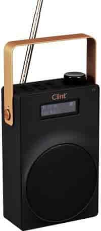 DAB/DAB+ og FM radio Clint F6 - med genopladeligt batteri.